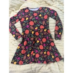 Girls Pl., Thanksgiving Dress Fit And Flare Fall Pumpkins, Harvest Size 16